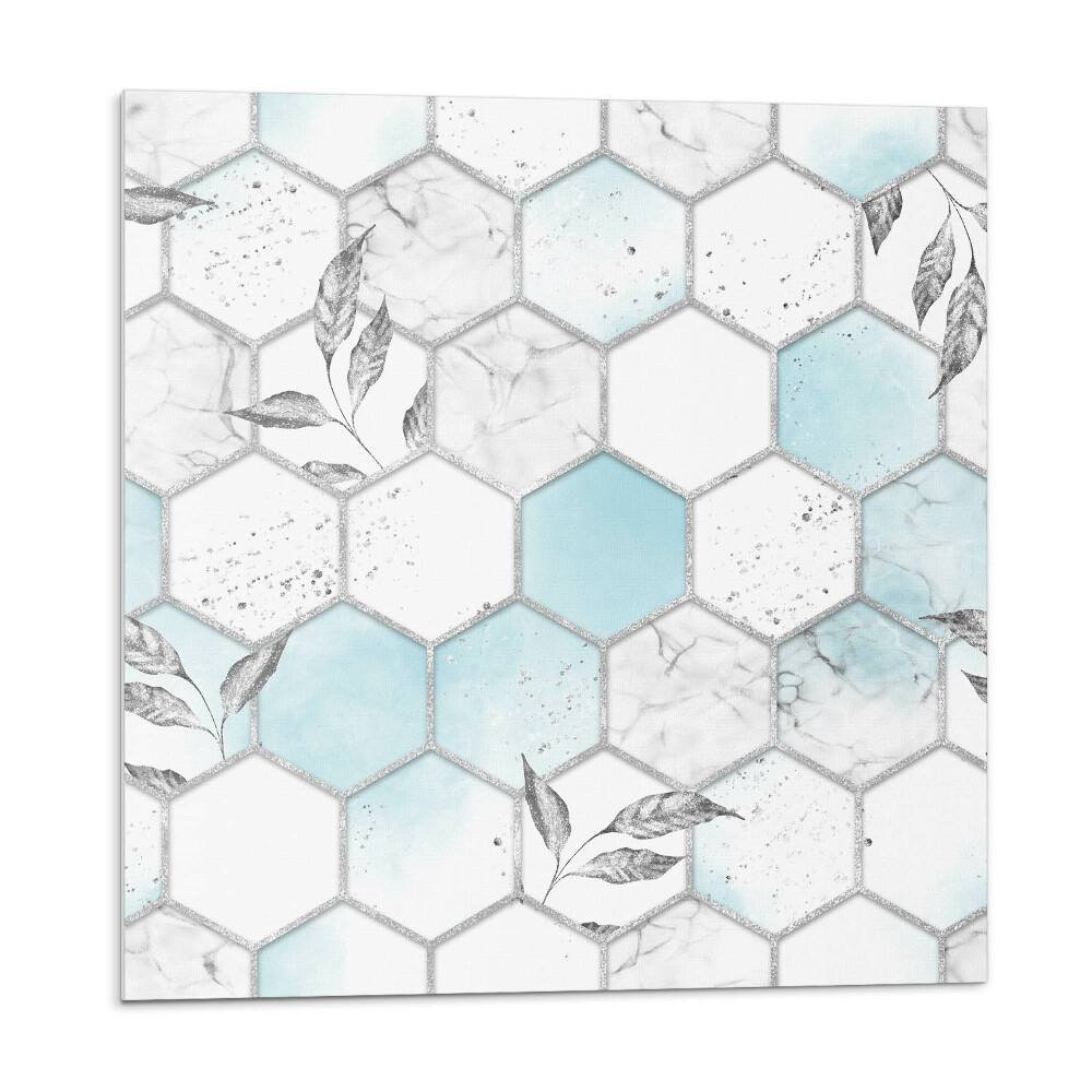 Panouri de vinil PVC Model hexagonal cu frunze