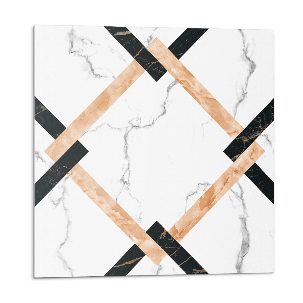 Plăci de vinil Modele geometrice de marmură