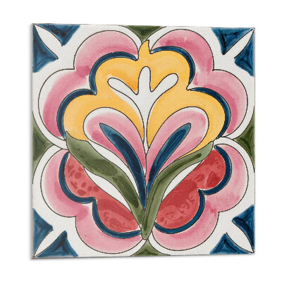 Panouri de vinil PVC Model floral pe faianță