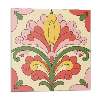 Plăcile de vinil Model decorativ floral