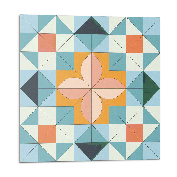 Plăci de vinil Model geometric cu o floare