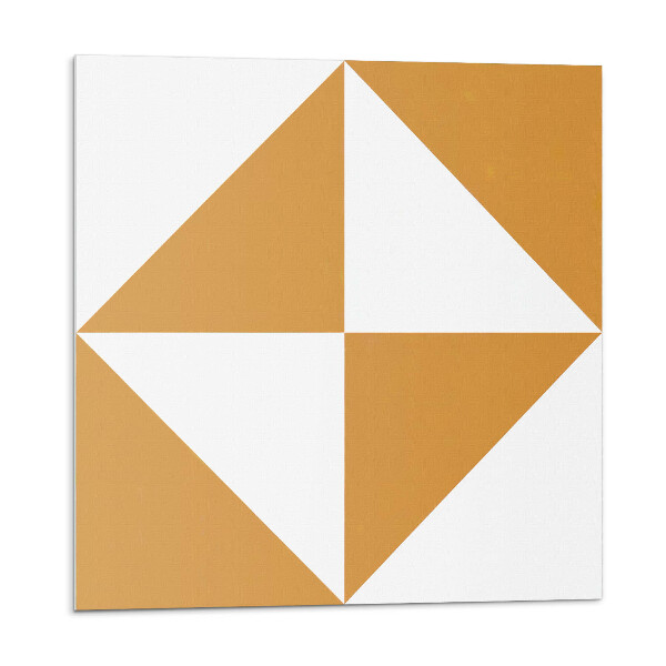 Plăcile de vinil Triunghiuri geometrice în pătrate