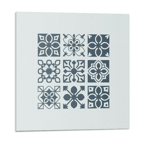 Plăcile de vinil Modele geometrice în pătrate