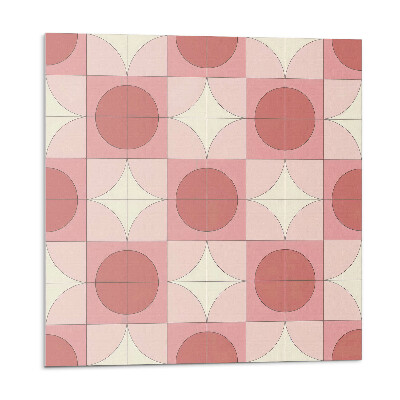 Plăci de vinil Model cu cercuri și flori