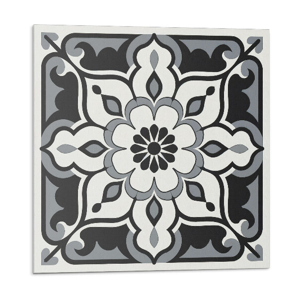 Plăci de vinil Model floral cu ornamente