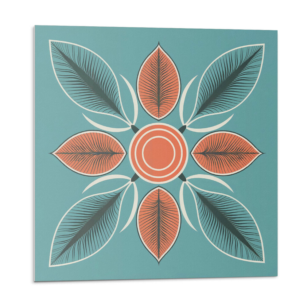 Plăci de vinil Model floral cu frunze