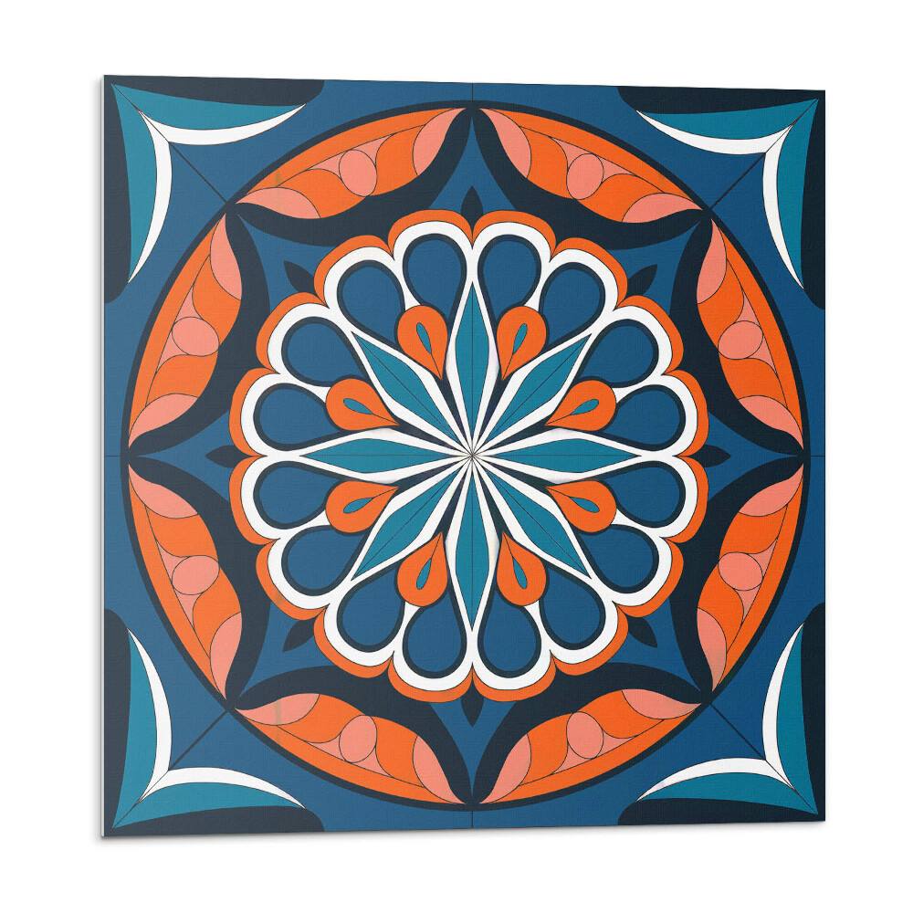 Panouri de vinil PVC Model Mandala cu frunze