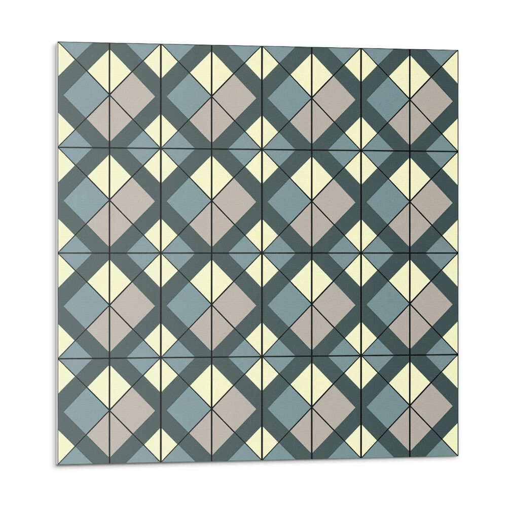 Plăcile de vinil Model geometric în carouri