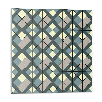 Plăcile de vinil Model geometric în carouri