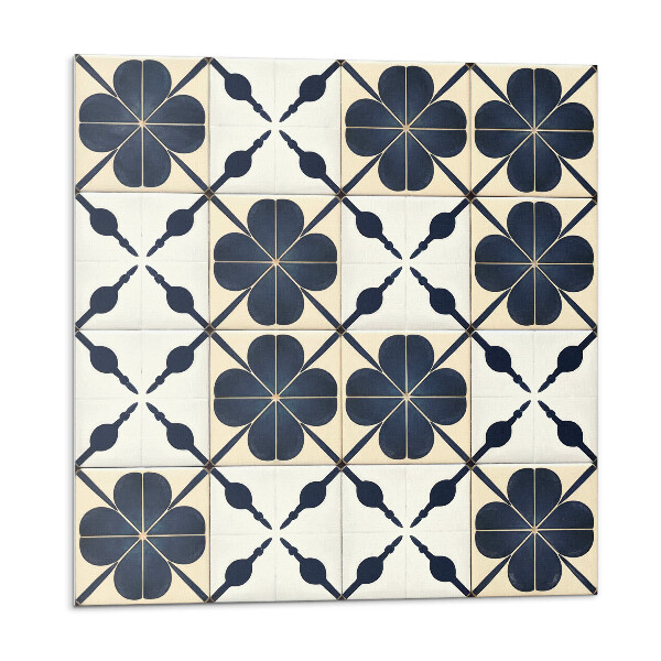 Plăci de vinil Model floral pe fundal