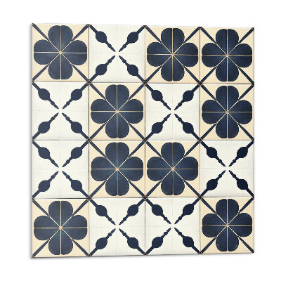 Plăci de vinil Model floral pe fundal