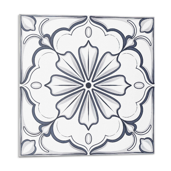 Plăci de vinil Model floral pe faianță