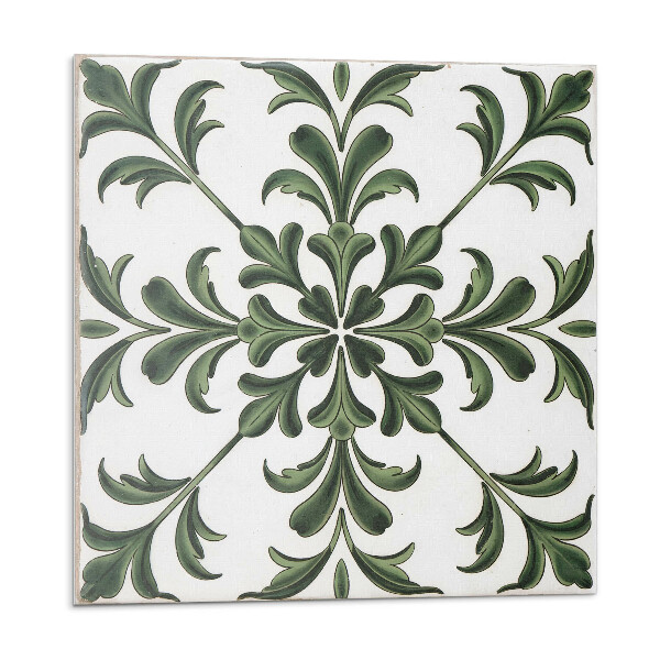 Plăci de vinil Motiv vegetal pe faianță