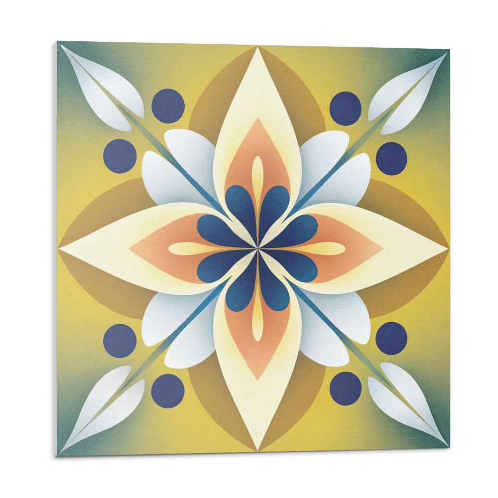 Plăci de vinil Model floral de mandală