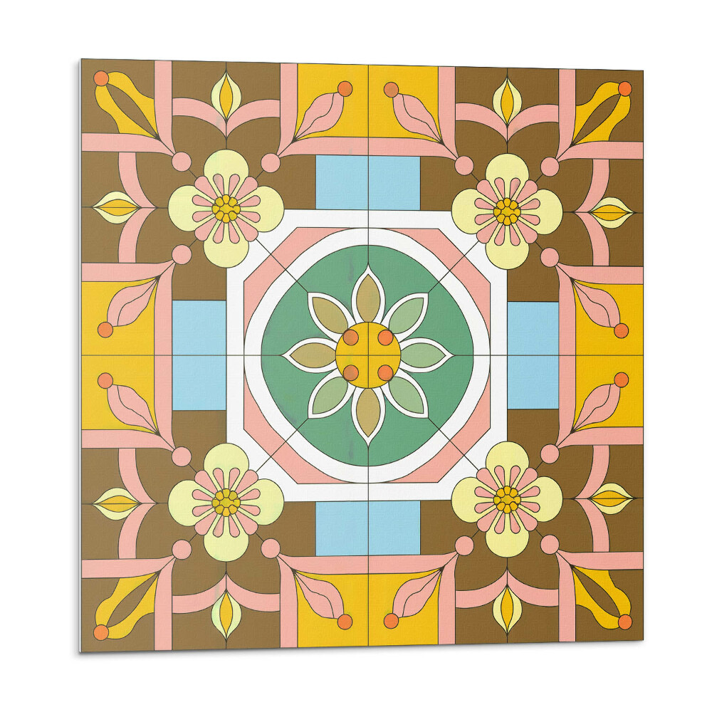 Panouri de vinil PVC Model floral pe fundal