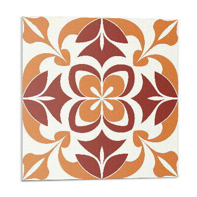 Plăcile de vinil Model floral cu frunze