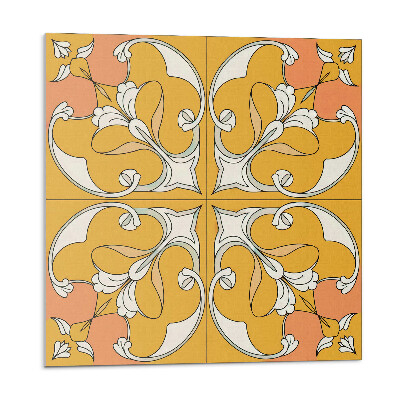 Plăci de vinil Model floral în simetrie