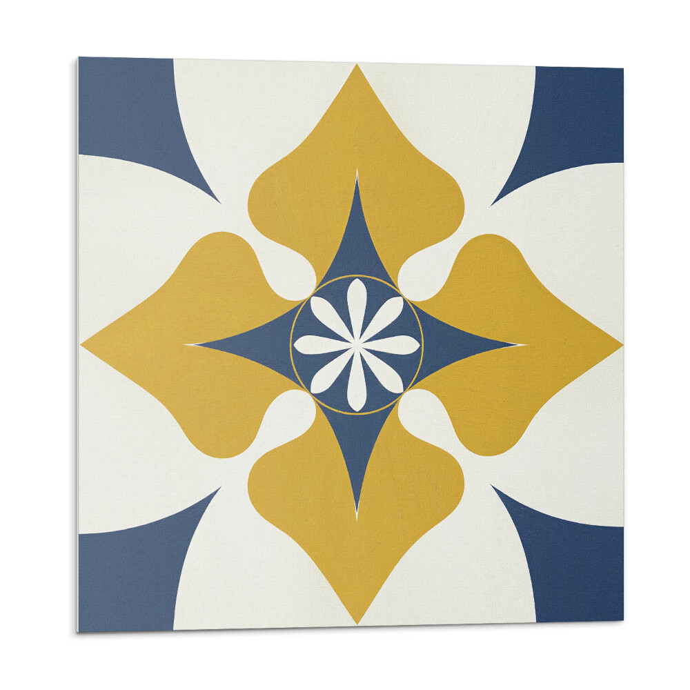 Plăci de vinil Model floral cu simetrie