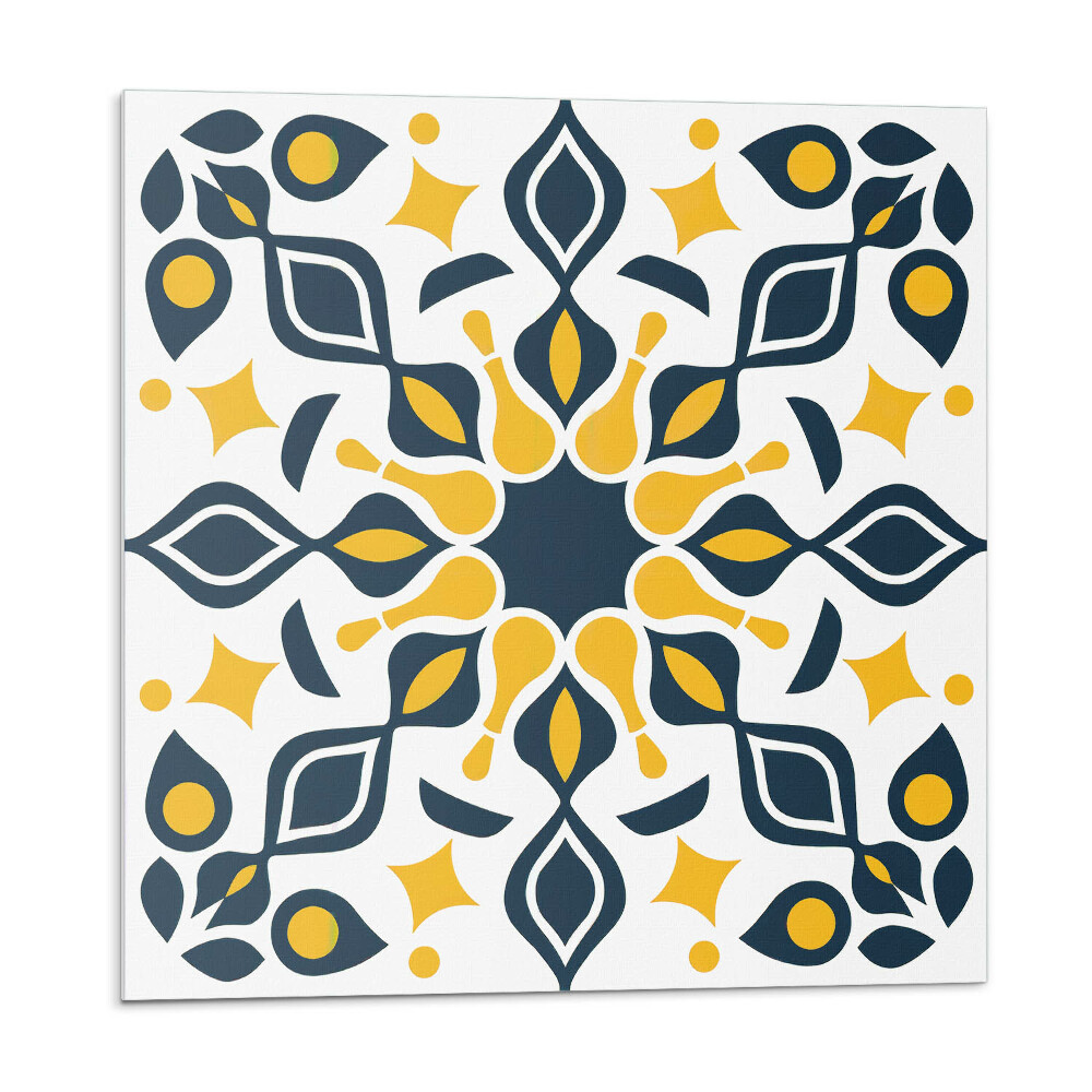 Plăci de vinil Model floral cu simetrie