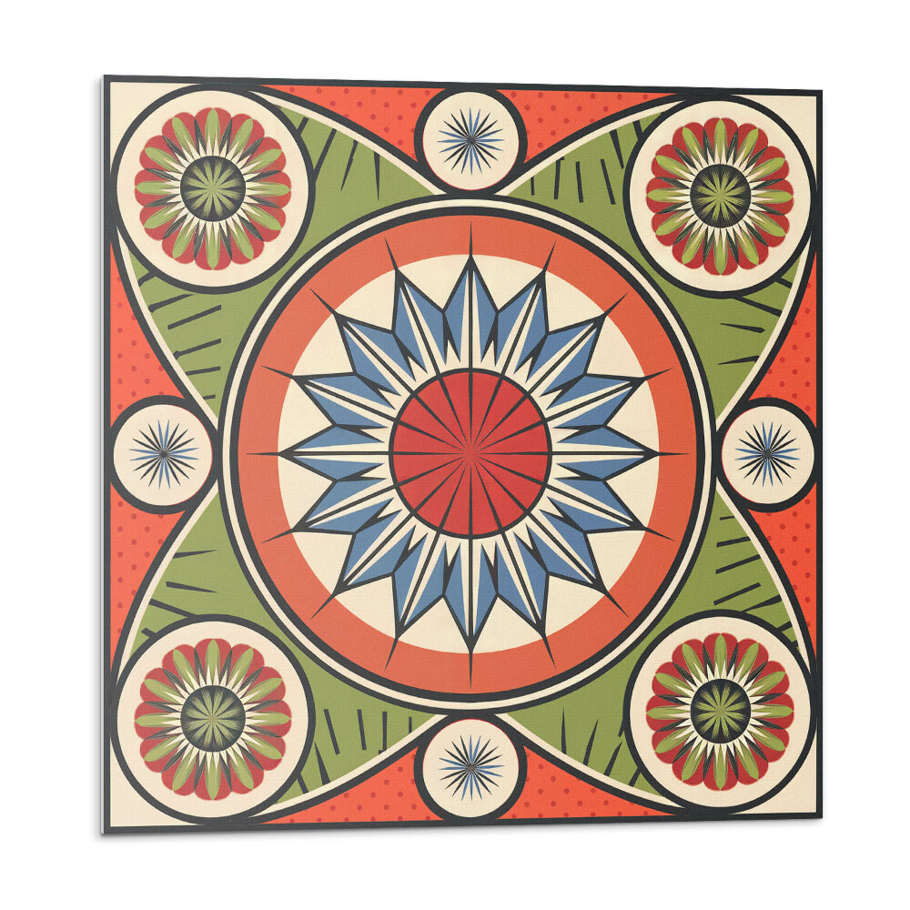 Panouri de vinil PVC Model simetric cu flori