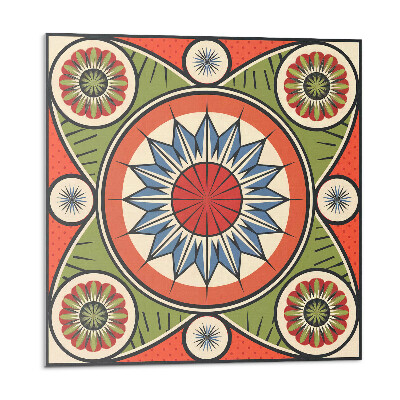 Panouri de vinil PVC Model simetric cu flori