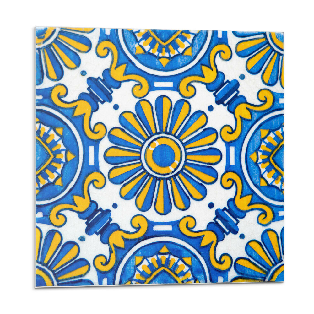 Plăcile de vinil Model floral pe plăci