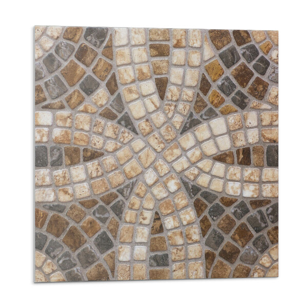 Plăcile de vinil Model mozaic în țesătură