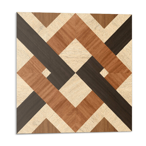 Plăci de vinil Model geometric din lemn