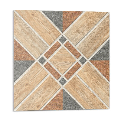 Plăcile de vinil Model geometric cu lemn