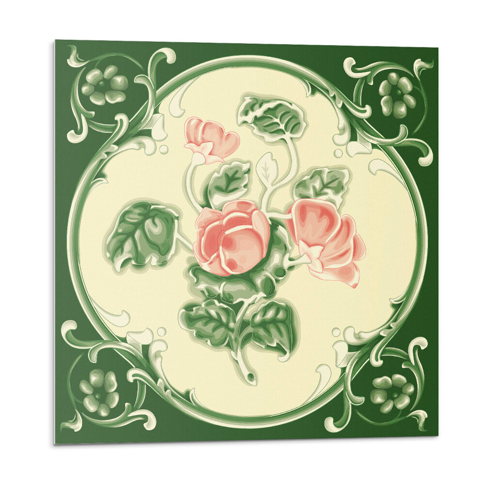 Panouri de vinil PVC Model floral cu frunze