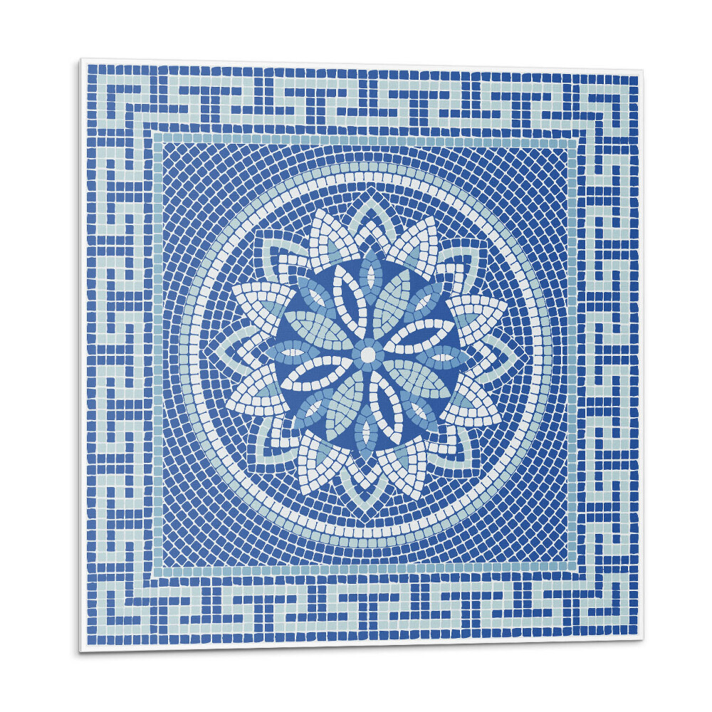 Plăcile de vinil Design floral cu model mozaic