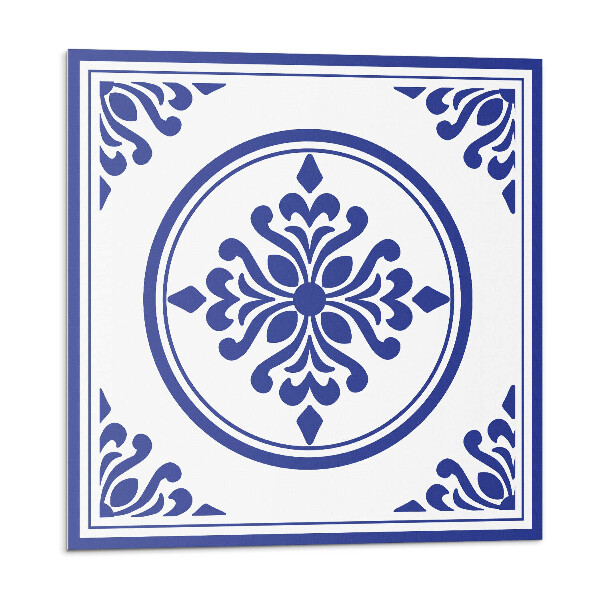 Plăci de vinil Model cu cercuri și flori