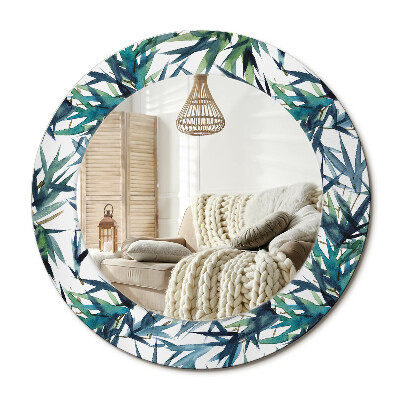 Oglinda perete decorativa rotunda Palmieri albaștri