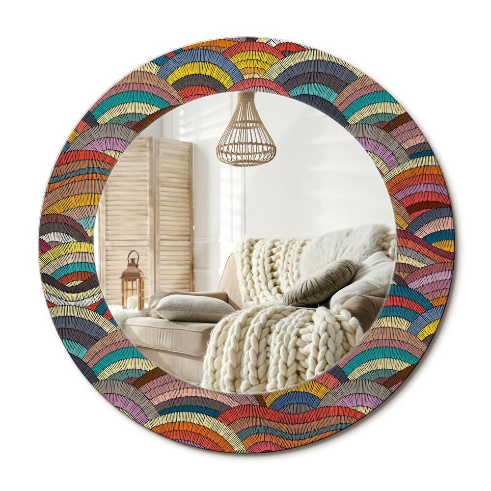 Oglinda perete decorativa rotunda Ornament