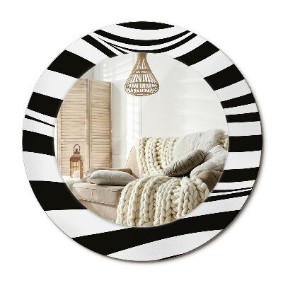 Oglinda perete decorativa rotunda Val abstract