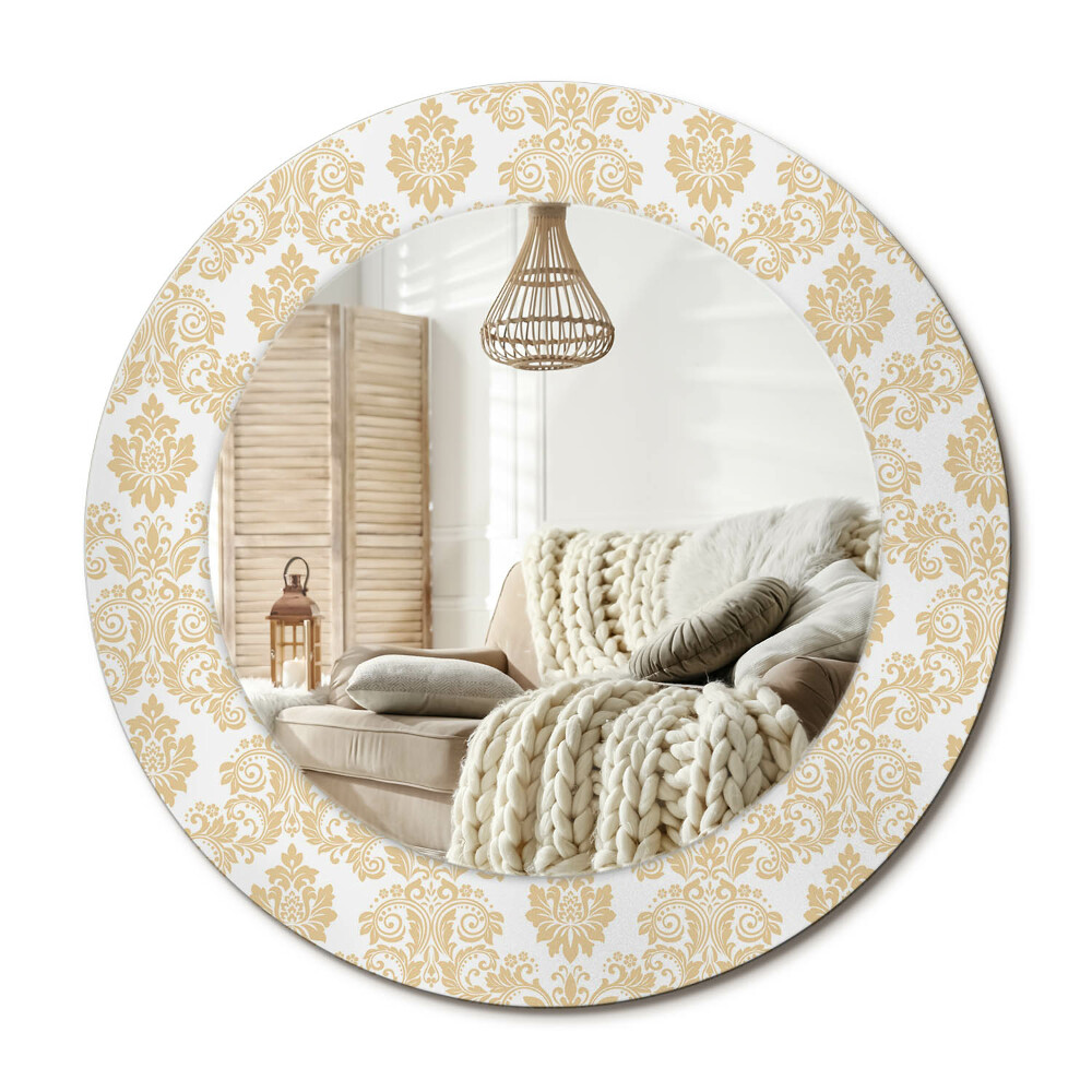 Decor oglinda rotunda Model baroc
