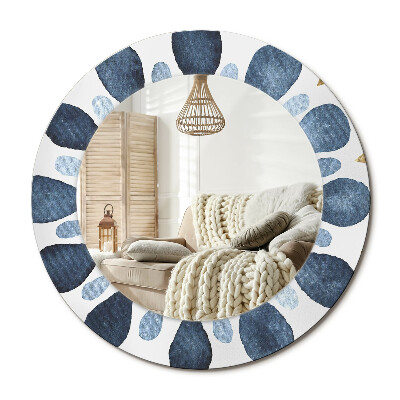 Oglinda perete decorativa rotunda Mandala Lunii