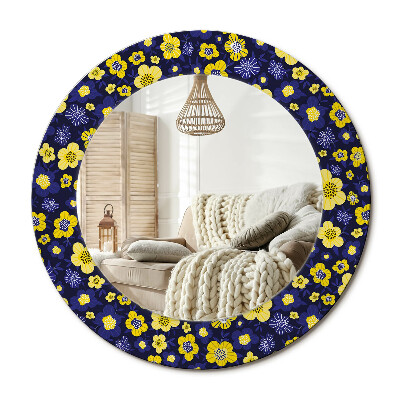 Decor oglinda rotunda Florițe