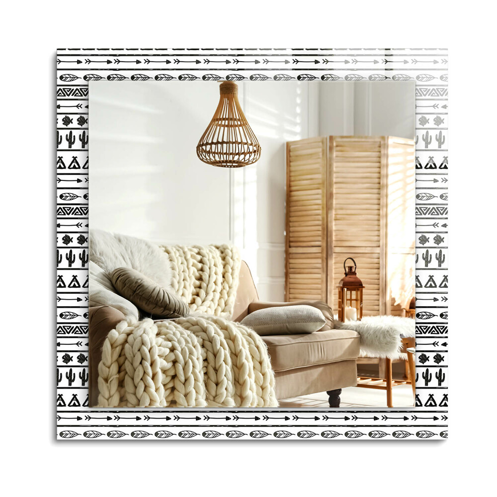 Oglinda dreptunghiulară decor perete Cactuși cu vârf de săgeată Tipi