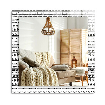 Oglinda dreptunghiulară decor perete Cactuși cu vârf de săgeată Tipi