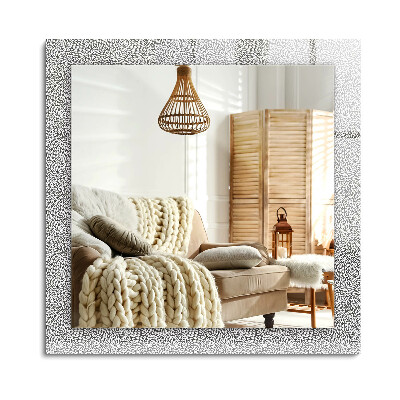 Oglinda dreptunghiulară decor perete model 3D