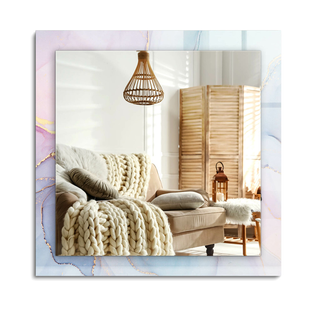 Oglinda dreptunghiulară decor perete Acuarelă abstractă