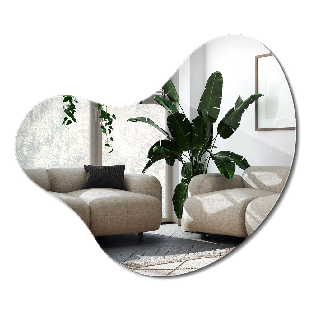 La modă oglinda forma neregulata baie fără ramă