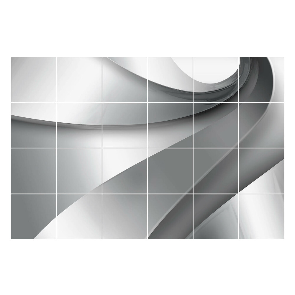 Autocolante gresie Valuri și linii netede