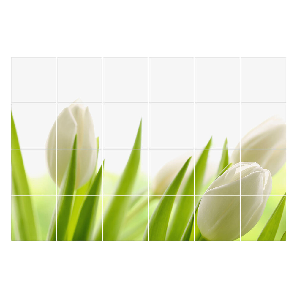 Autocolante gresie si faianta Lalele delicate în natură