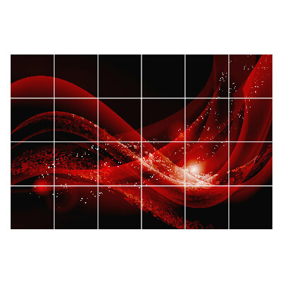 Autocolante gresie si faianta Valuri dinamice cu strălucire