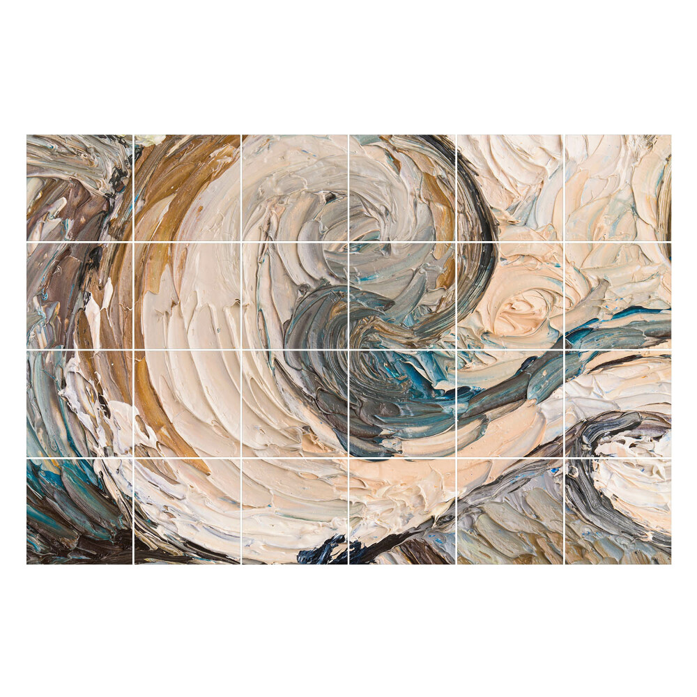 Autocolante pentru gresie Textura abstractă se învârte