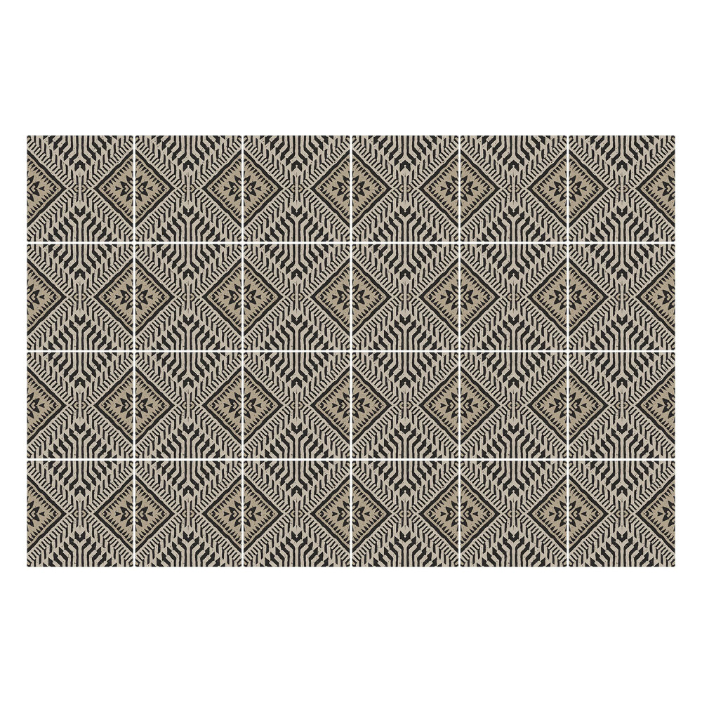 Autocolante gresie si faianta Motive geometrice cu romburi