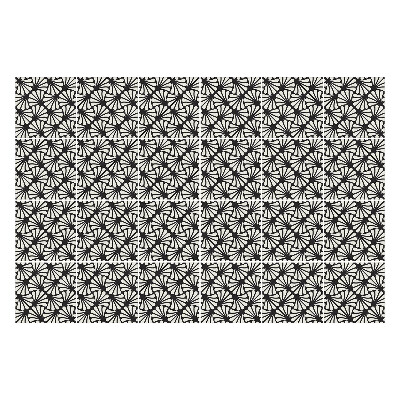 Autocolante gresie Motive de plante elegante