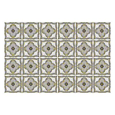 Autocolante gresie Ornamente într-o grilă